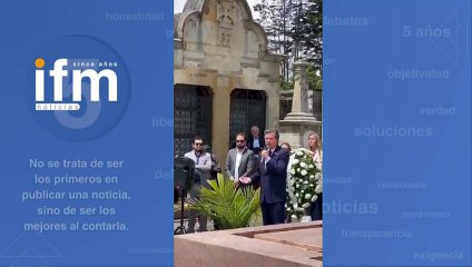 Juan Manuel Galán, hijo de Luis Carlos Galán, rindió un homenaje a su padre en el aniversario