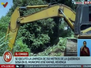 Aragua | Gobierno realiza saneamiento de quebradas y drenajes como parte del Plan Pre Lluvias 2025