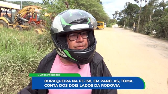 Descaso na estrada: o drama na P158 de Panelas a Jurema, uma romaria de buracos e perigos à vista