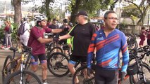 Mais de 800 pessoas participam do 2º Pedal da Saúde em Santos