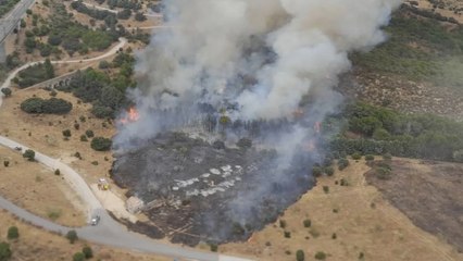 Nuevo incendio en Colmenar Viejo cerca de donde se originó el fuego de Tres Cantos