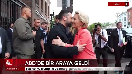 Zelenskiy, Trump ile yapacağı görüşme öncesi Avrupalı liderlerle görüştü