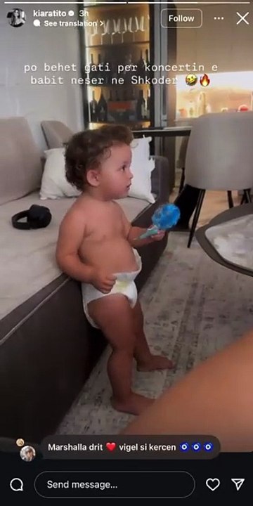 Kiara ndan prapaskenat! Luna ‘po bëhet gati’ për koncertin e Luizit