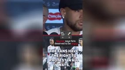 Neymar explains why he cried after Santos' devastating 6-0 loss