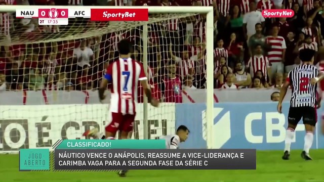 Náutico vence o Anápolis, reassume a vice-liderança e carimba vaga para segunda fase da Série C