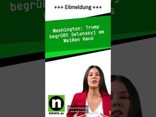 Trump begrüßt Selenskyj am Weißen Haus