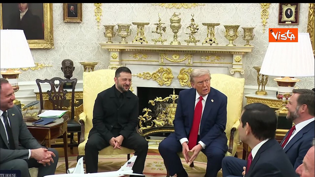 Trump con Zelensky alla Casa Bianca: Abbiamo avuto buone discussioni, progressi sostanziali