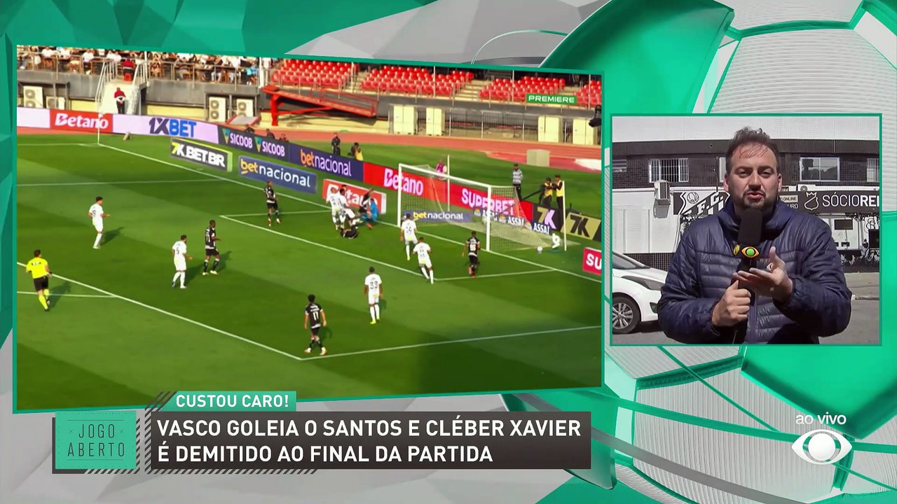 ‘Meteram a mão no Santos’: Cappellanes diz que arbitragem prejudicou o Peixe contra o Vasco