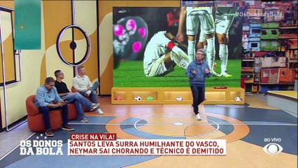 ‘Falsidade’: Craque Neto critica Neymar por choro após vexame do Santos contra o Vasco - thumb: “Falsidade”
