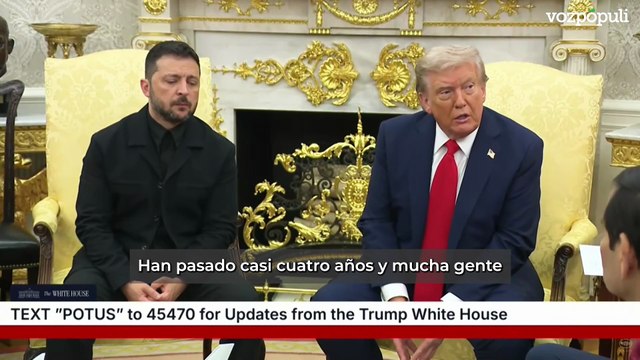 Trump: Si todo va bien hoy podrá celebrarse cumbre trilateral con Putin y Zelenski