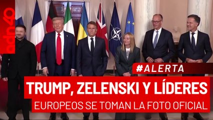🚨¡Última Hora! Trump, Zelenski y líderes europeos se toman fotografía oficial de la reunión