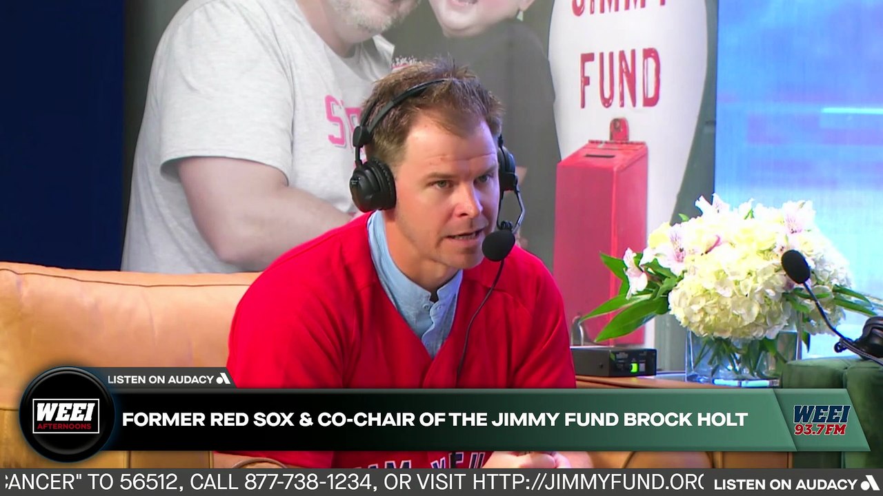 Former Red Sox & Co-Chair of the The Jimmy Fund Brock Holt Joins the 23rd Annual WEEI/NESN Jimmy Fund Radio-Telethon