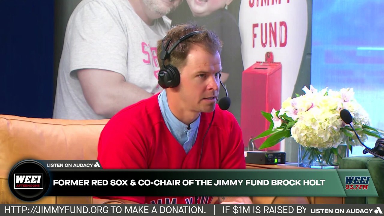 Former Red Sox & Co-Chair of the The Jimmy Fund Brock Holt Joins the 23rd Annual WEEI/NESN Jimmy Fund Radio-Telethon