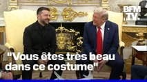 Sommet à la Maison-Blanche: Volodymyr Zelensky ironise sur sa tenue avec un journaliste