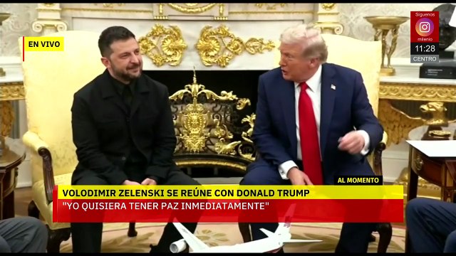 Se reúnen Trump y Zelensky en la Casa Blanca; buscan poner fin a la guerra con Rusia