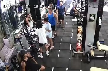 Vídeo: Jovem é agredido com barra de ferro dentro de academia em Belém