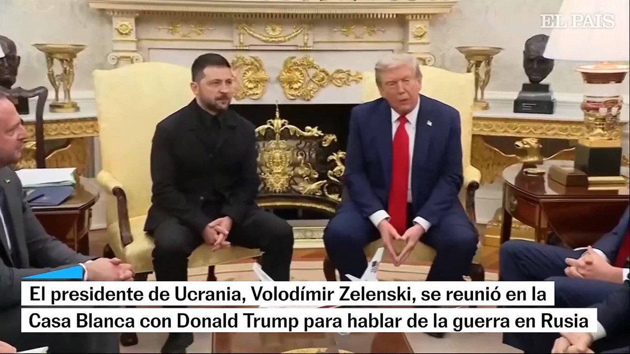 ZELENSKI entrega a DONALD TRUMP una carta para MELANIA TRUMP