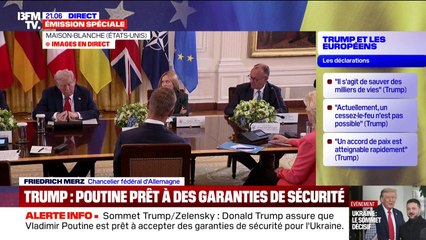 Sommet à la Maison-Blanche: "Les négociations ne vont pas être simples", rappelle le chancelier allemand, Friedrich Merz