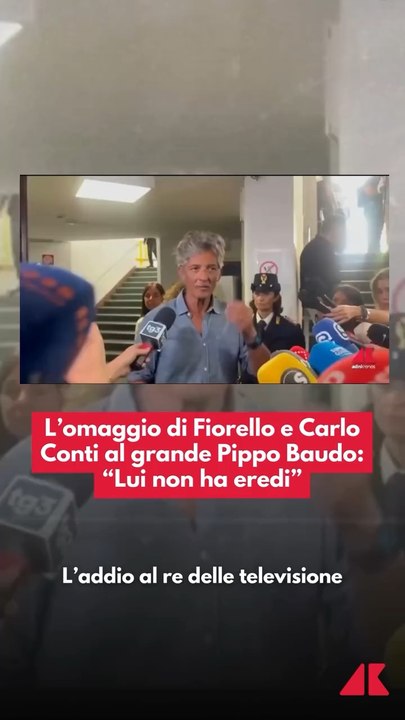 L'omaggio di Fiorello e Carlo Conti al grande Pippo Baudo: "Lui non ha eredi"