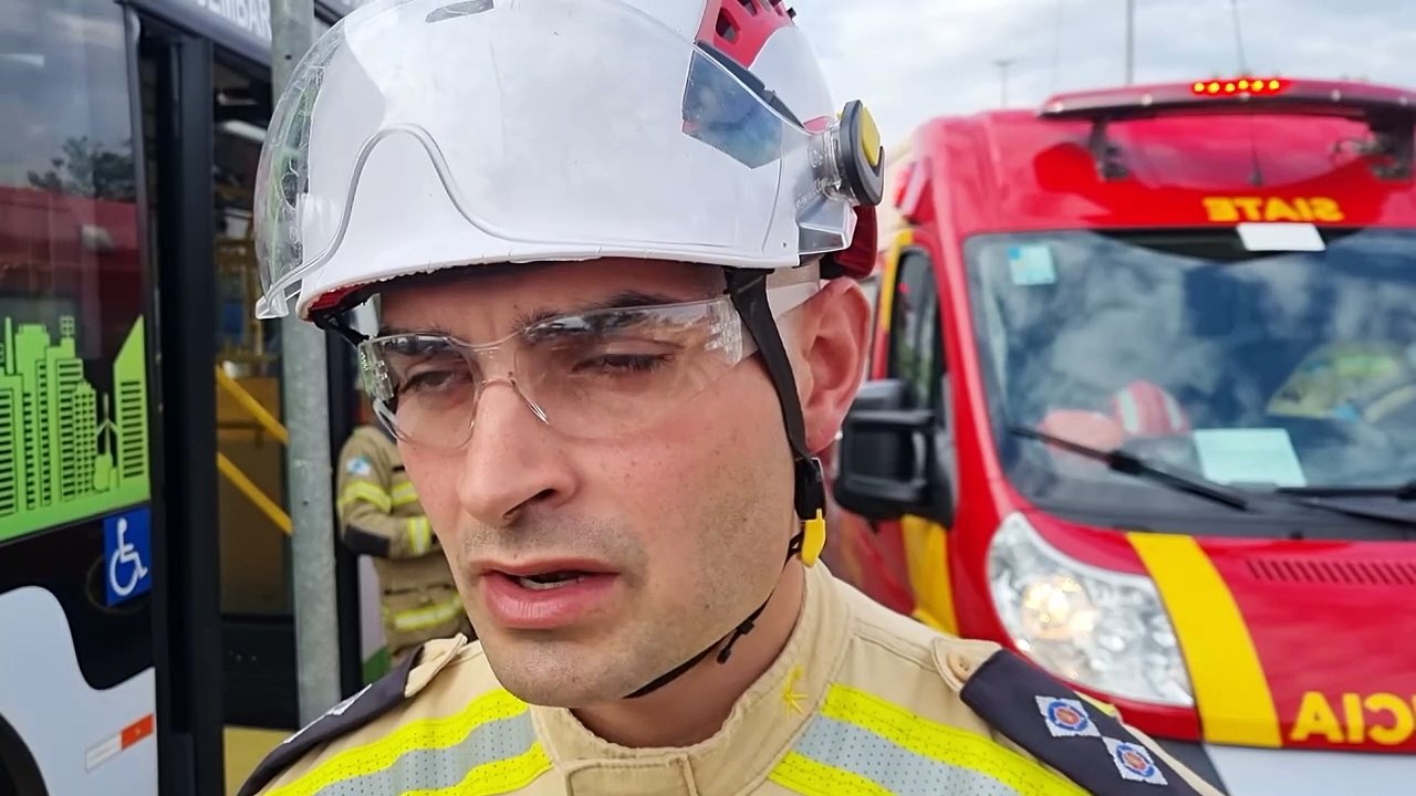 Aniversariante de 70 anos sofre escalpelamento em acidente com ônibus do transporte coletivo em Cascavel
