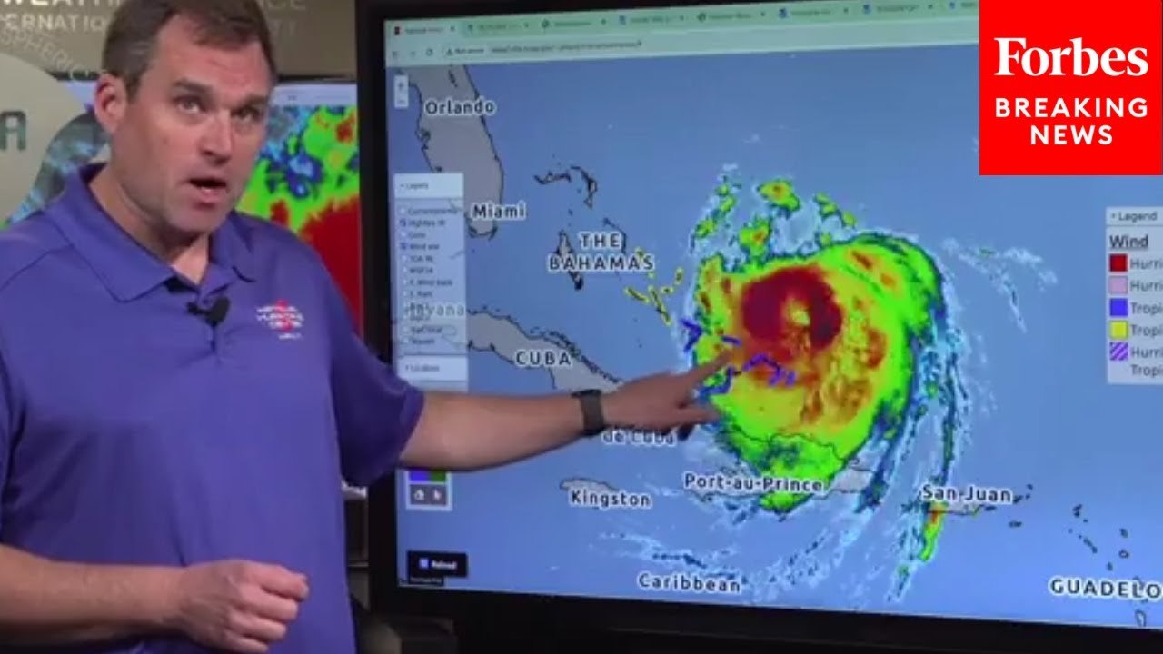 National Hurricane Center Provides An Update On Hurricane Erin