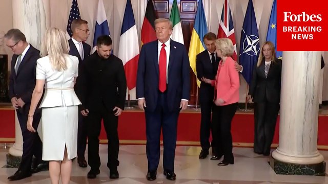 Trump, Ukraine's Zelensky, European Leaders Take ‘Family Photo’ At The White House
