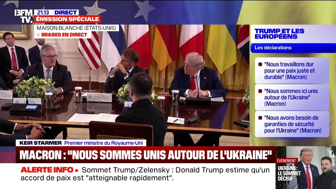 Sommet à la Maison-Blanche: "Nous allons faire des avancées historiques", assure Keir Starmer, Premier ministre du Royaume-Uni