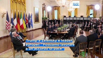 A Washington Trump, Zelensky e i leader europei, di Ue e Nato discutono della pace e del futuro dell'Ucraina