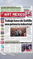 📰📍 Te presentamos #LasPortadas de #NRTMéxico de este lunes 18 de agosto de 2025.