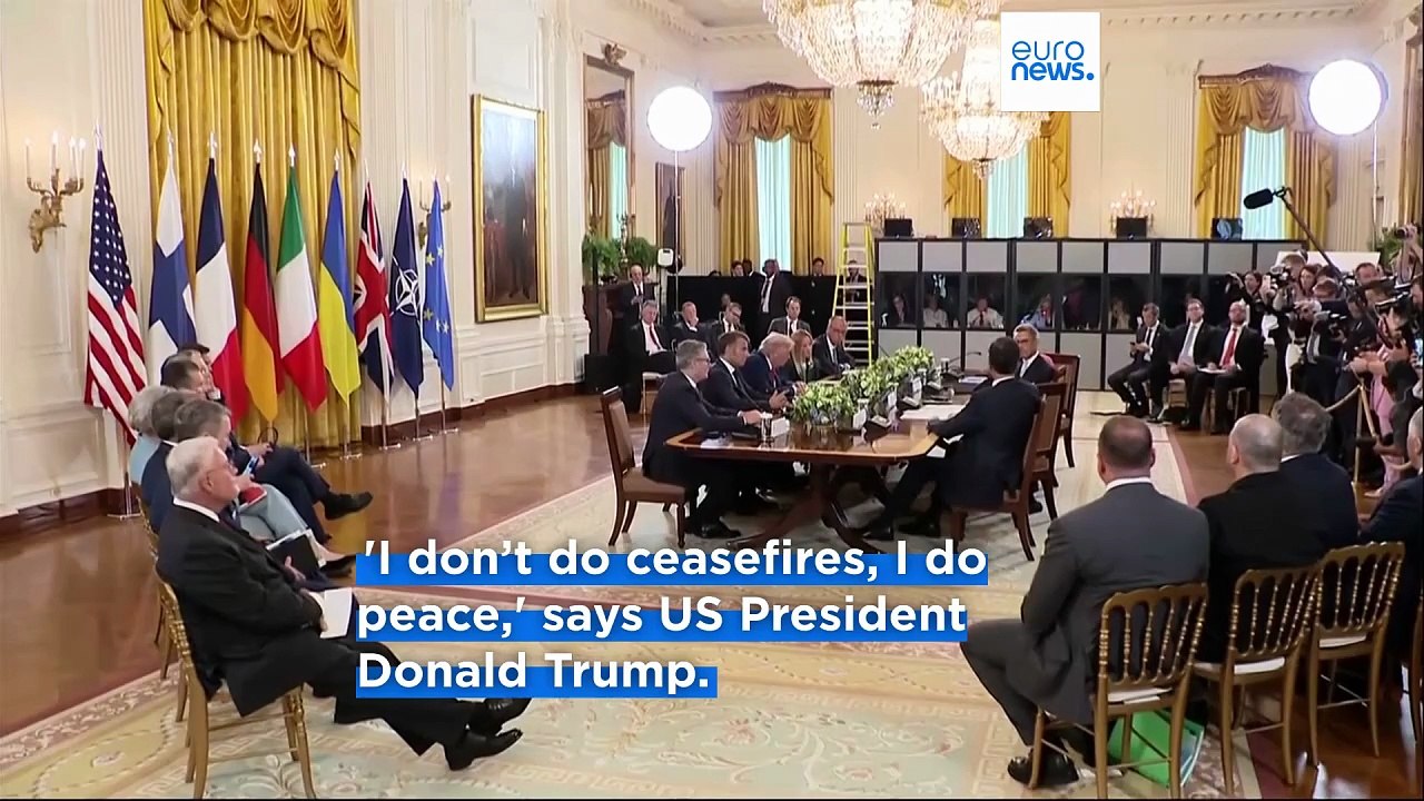 'We'll do our best' to end Russia's war in Ukraine, Trump tells Zelenskyy and European allies