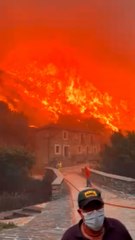 Impactantes imágenes del incendio en Pobladura de la Sierra, en León