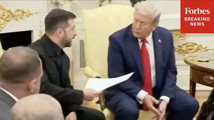 Zelensky Hand-Delivers Message From His Wife About Missing Children To Trump During Meeting