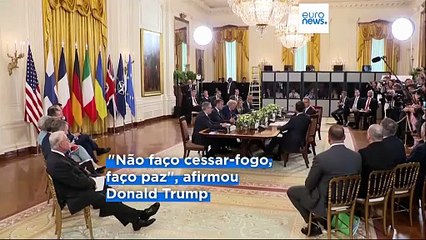 Trump confirma que não falou em "cessar-fogo" porque quer a paz total