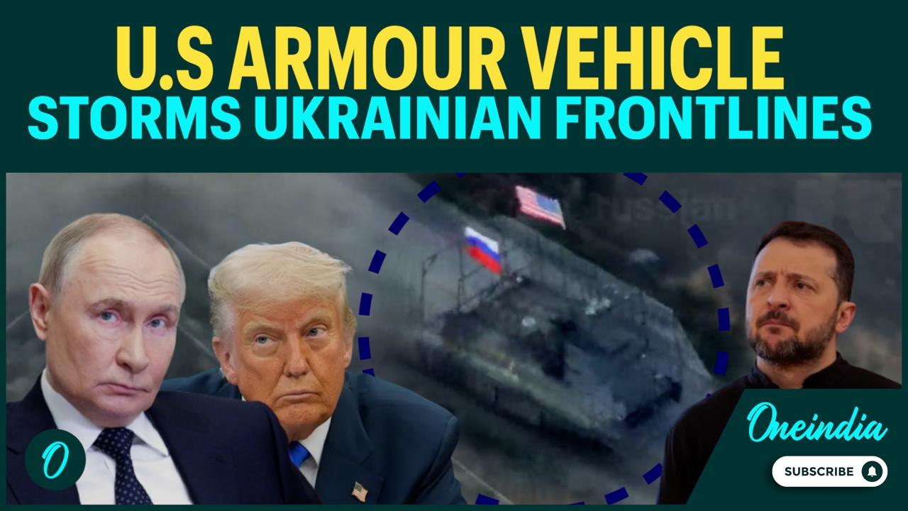 Trump BETRAYS Zelensky hours before White House meet? U.S-flagged vehicle storms Ukrainian positions