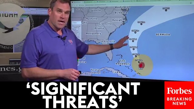 National Hurricane Center Gives Update On Hurricane Erin As It Nears North Carolina