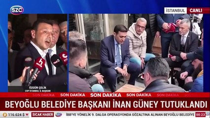 Beyoğlu Belediye Başkanı İnan Güney tutuklandı