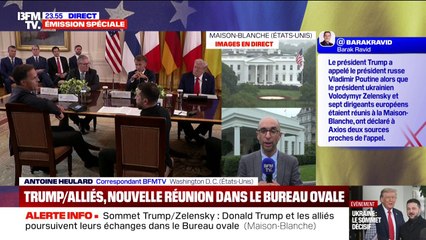 Sommet à la Maison-Blanche: une nouvelle réunion a commencé dans le Bureau ovale
