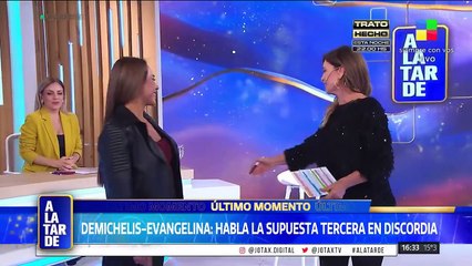 DEMICHELIS-EVANGELINA: HABLA TANIA LA SUPUESTA TERCERA EN DISCORDIA
