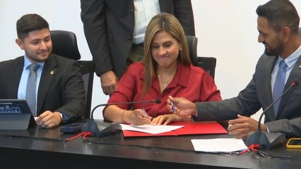 Diputados de Vamos firman compromiso como presidentes de comisiones