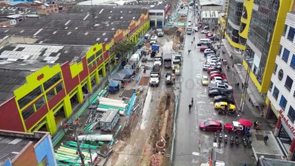 Avance del cuarenta y cinco por ciento en segmentos viales en Puente Aranda