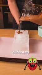 Chocoholics won’t believe how this dessert is made! 🍫🤯🍨 #chocolatedessert