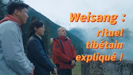 Jacques Malaterre s'initie au rituel tibétain du weisang !