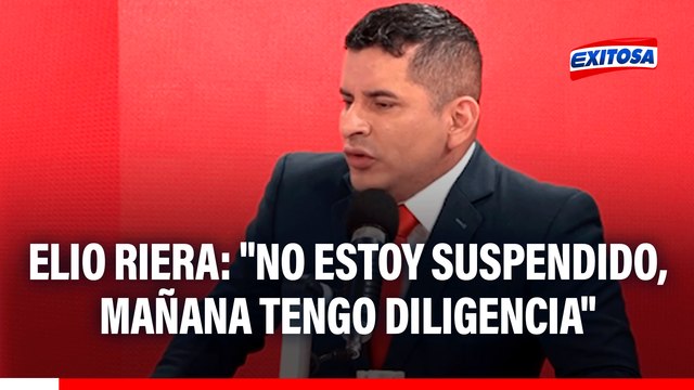 Elio Riera asegura que sí puede ejercer como abogado pese a ser suspendido: Mañana tengo diligencia