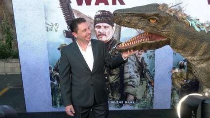 Film director Luke Sparke attends the premiere of "Primitive War" in Los Angeles