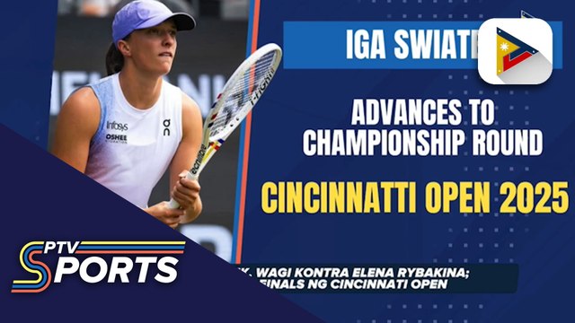 Iga Swiatek, wagi kontra Elena Rybakina; pasok sa finals ng Cincinnati Open