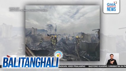 Mahigit 90 bahay, napinsala sa sunog sa 2 barangay; ilan sa mga nasunugan, lumikas | Balitanghali