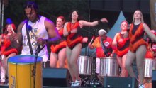 Bastille Festival 2025 Sydney Samba, CapoeiraTopazio, Owl the Moss , Part 9-9, Circular Quay, Sydney 17-20 Jul 25