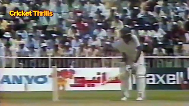 Shahid Mehboob 18 off 23 balls 1 Four vs Sri Lanka 1st Match, Sharjah, April 06, , Rothmans Asia Cup 1984