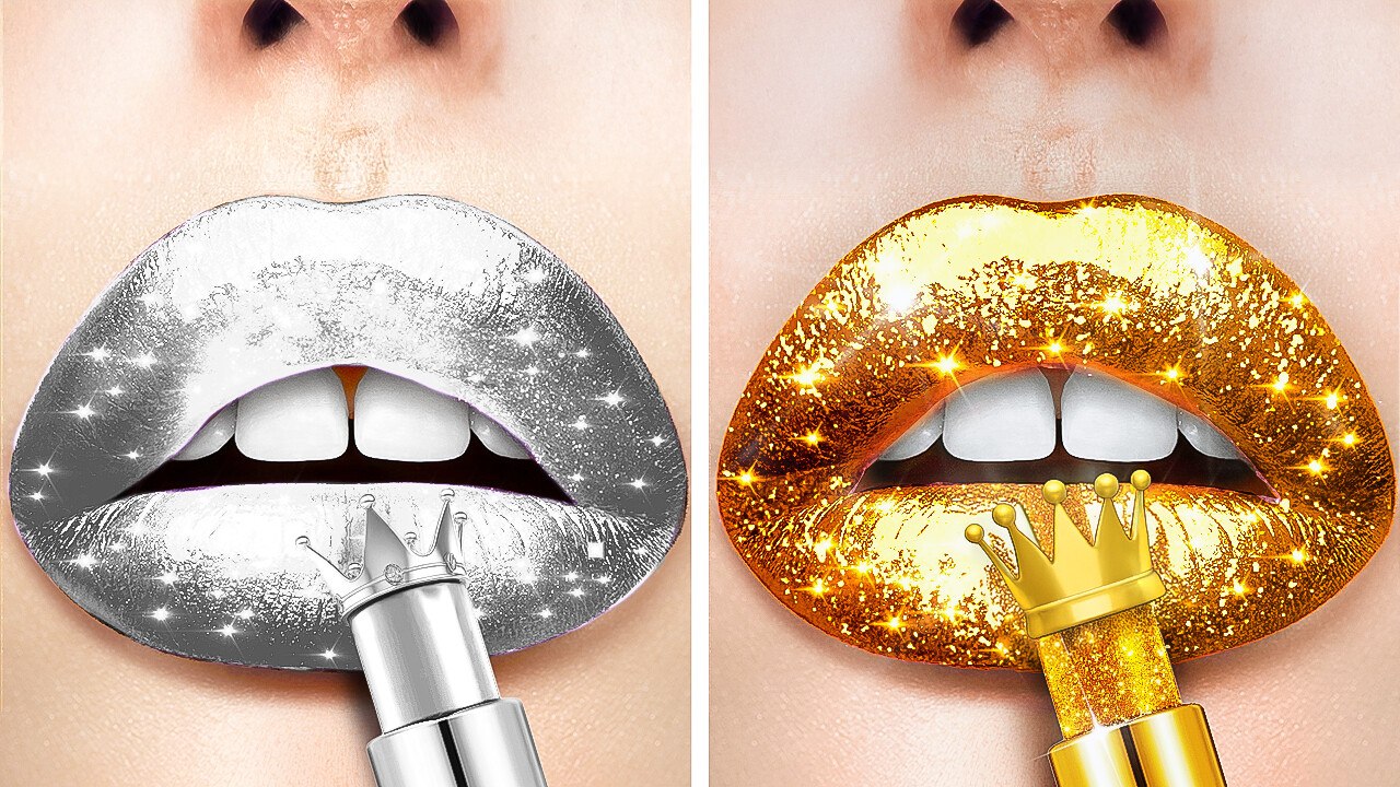 JE TRANSFORME BARBIE EN PRINCESSE OR 💛 VS PRINCESSE ARGENT  ! Relooking Extrême 👑