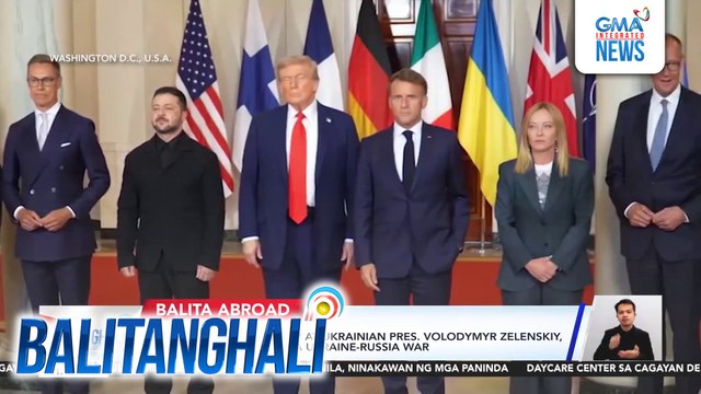 U.S. Pres. Donald Trump at Ukrainian Pres. Volodymyr Zelenskiy, nagpulong kaugnay sa Ukraine-Russia war | Balitanghali